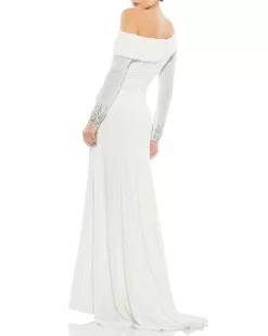 Cassandra Stone By Mac Duggal 12231A Asymmetric Neckline Dress -Fashion Gown 12231d bi 02