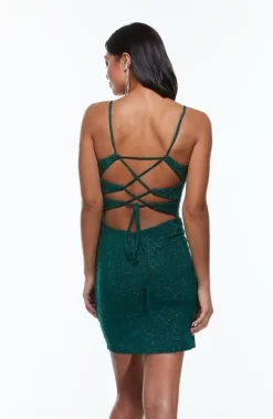 Alyce Paris 4319 Lace-Up Back Glitter Dress 16 Alyce Paris 4319 Lace-Up Back Glitter Dress -Fashion Gown 4319 bi 12