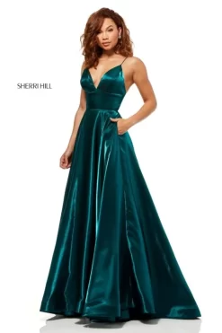 Sherri Hill 52424 V-Neckline Formal Dress -Fashion Gown 52424 bi 13