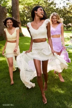 Sherri Hill 52472 High Low Two Piece Formal Gown -Fashion Gown 52472 bi 15