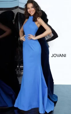 Jovani 67661 High Halter Neck Long Party Dress -Fashion Gown 67661 bi 04