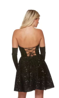 Alyce Paris 3175 Corset Bodice Sequin Dress -Fashion Gown alyhc s23 3175 02