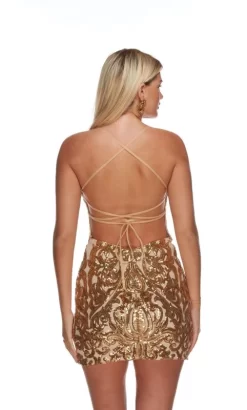 Alyce Paris 4622 Straight Neckline Lace-Up Dress -Fashion Gown alyhc s23 4622 02