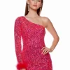 Alyce Paris 4752 One Sleeve Sequin Dress