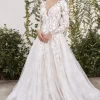 Andrea And Leo A1067WC Yvaine Long Sleeve V-Back Wedding Dress