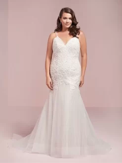 Christina Wu 29351 Trumpet Silhouette Plus Size Wedding Dress