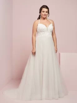 Christina Wu 29358 Halter Strap Plus Size Bridal Dress