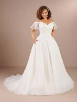 Christina Wu 29455 Ivory/Ivory Plus Size Wedding Dress