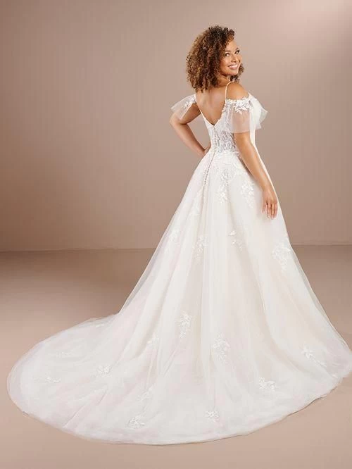 Christina Wu 29455 Ivory/Ivory Plus Size Wedding Dress 2 Christina Wu 29455 Ivory/Ivory Plus Size Wedding Dress - Image 2