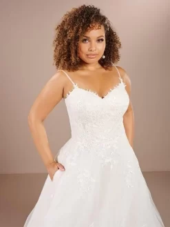 Christina Wu 29455 Ivory/Ivory Plus Size Wedding Dress 8 Christina Wu 29455 Ivory/Ivory Plus Size Wedding Dress -Fashion Gown cwlpsw s24 29455 04