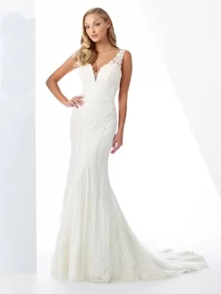 Enchanting By Mon Cheri 119105 Scoop Back Destination Wedding Dress