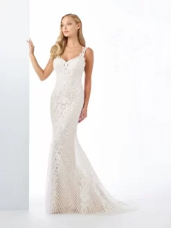 Enchanting By Mon Cheri 119120 Illusion Back Destination Bridal Dress