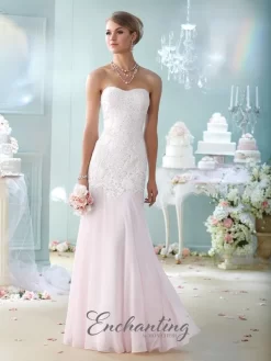 Enchanting By Mon Cheri 215107 Wedding Dress