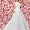 Enchanting By Mon Cheri 219136 Cutout Back Wedding Gown