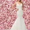 Enchanting By Mon Cheri 219140 V-Neck Wedding Gown
