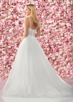 Enchanting By Mon Cheri 219141 Spaghetti Straps Bridal Dress -Fashion Gown enchanting by mon cheri 219141 spaghetti straps bridal dress 03.699