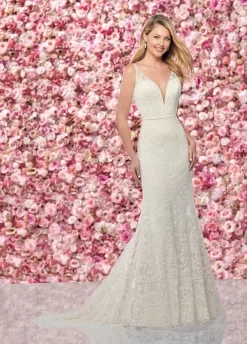 Enchanting By Mon Cheri 219142 Illusion Back Wedding Dress