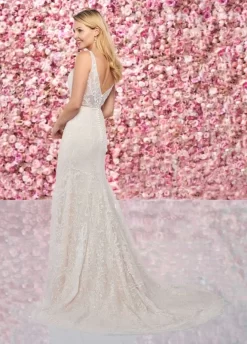 Enchanting By Mon Cheri 219142 Illusion Back Wedding Dress -Fashion Gown enchanting by mon cheri 219142 illusion back wedding dress 03.699