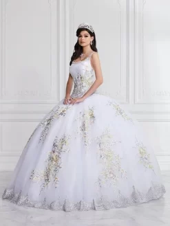 House Of Wu 24067 Floral Embroidered Quince Dress