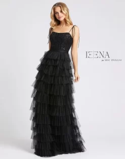 Ieena For Mac Duggal 26281i Ruffle Skirt Dress