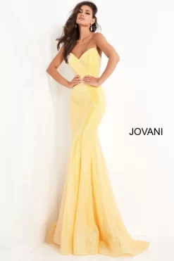 Jovani 04831 Strapless Sequin Dress