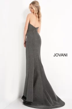 Jovani 05490 Slit Skirt Strapless Dress -Fashion Gown jovani 05490 slit skirt strapless dress 03.835