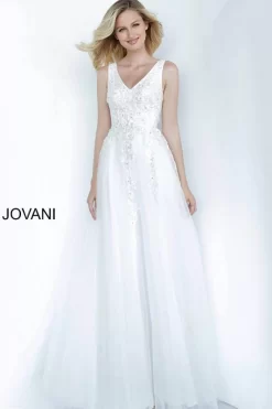 Jovani K00367 V-Neck Embroidered Formal Dress -Fashion Gown jovani k00367 prom dress 01.705