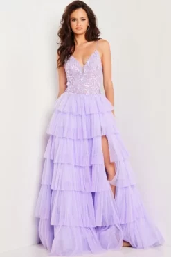Jovani 37190 Lilac Prom Dress