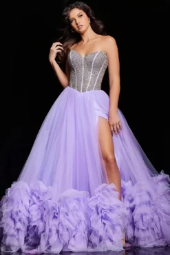Jovani 37199 Lilac Prom Dress