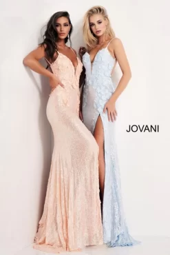 Jovani 1012 High Slit Sequin Dress -Fashion Gown jovpm s20 1012 bi 08