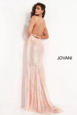 Jovani 1012 High Slit Sequin Dress -Fashion Gown jovpm s20 1012 bi 10
