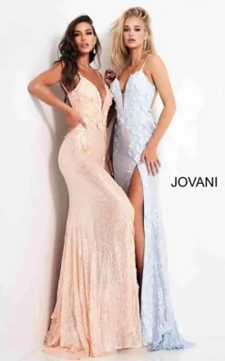 Jovani 1012 High Slit Sequin Dress -Fashion Gown jovpm s20 1012 bi 22