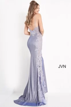 Jovani JVN2205 Embroidered Glitter Dress -Fashion Gown jovpm s20 jvn2205 bi 11 1