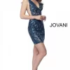 Jovani 66315 Open Back Sequin Cocktail Dress