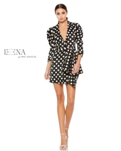 Ieena For Mac Duggal 26499i Three Quarter Sleeve Dress