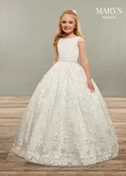 Marys Angel MB9065 Cap Sleeve Sparkly Flower Girl Dress