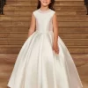 Marys Angel MB9080 Embellished Neck Pleated Skirt Flower Girl Dress
