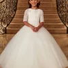 Marys Angel MB9086 Half Sleeve Cutout Back Flower Girl Dress