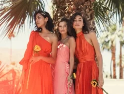 Ieena For Mac Duggal 26992 High Neck Pleated Dress -Fashion Gown mdgpm s22 26992 13