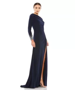 Cassandra Stone By Mac Duggal 12231A Asymmetric Neckline Dress -Fashion Gown mdgpm s20 12231a bi 16