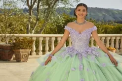 Mori Lee 89437 3D Flowers Peplum Skirt Sweet 16 Gown 12 Mori Lee 89437 3D Flowers Peplum Skirt Sweet 16 Gown -Fashion Gown mlvss f23 89437 06