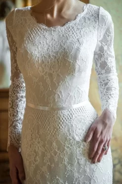 Modest Bridal By Mon Cheri TR22063 Sequin Lace Wedding Dress -Fashion Gown modest bridal by mon cheri tr22063 sequin lace wedding dress 05.810