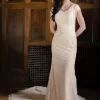 Modest Bridal By Mon Cheri TR22064 Scalloped Hem Wedding Dress