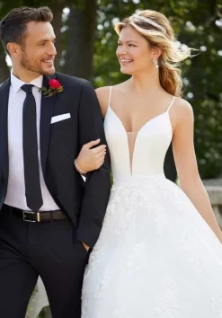 Mori Lee 2125W Suki Spaghetti Strap Bridal Dress -Fashion Gown mori lee 2125w suki spaghetti strap bridal dress 06.757