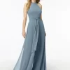 Mori Lee 21723 High Neck Bridesmaid Jumpsuit