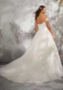 Mori Lee 3245 Lyla Drop Waist Plus Size Wedding Gown -Fashion Gown mori lee 3245 lyla drop waist plus size wedding gown 03.420