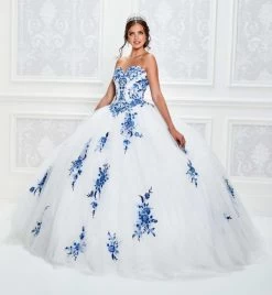 Princesa By Ariana Vara PR11928 Detachable Sleeve Sweetheart Neck Sweet 16 Gown