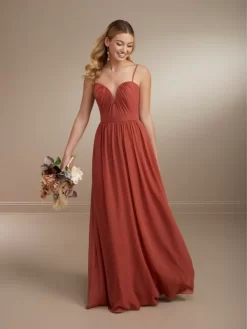 Christina Wu 22166 Criss Cross Back Plunging Neck Bridesmaid Dress