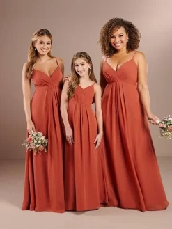 Christina Wu 22192 Empire Waist Spaghetti Straps Bridesmaid Dress