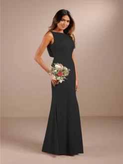 Christina Wu 22202 Cowl Back Bateau Neckline Bridesmaid Dress -Fashion Gown prtbm s24 22202 05